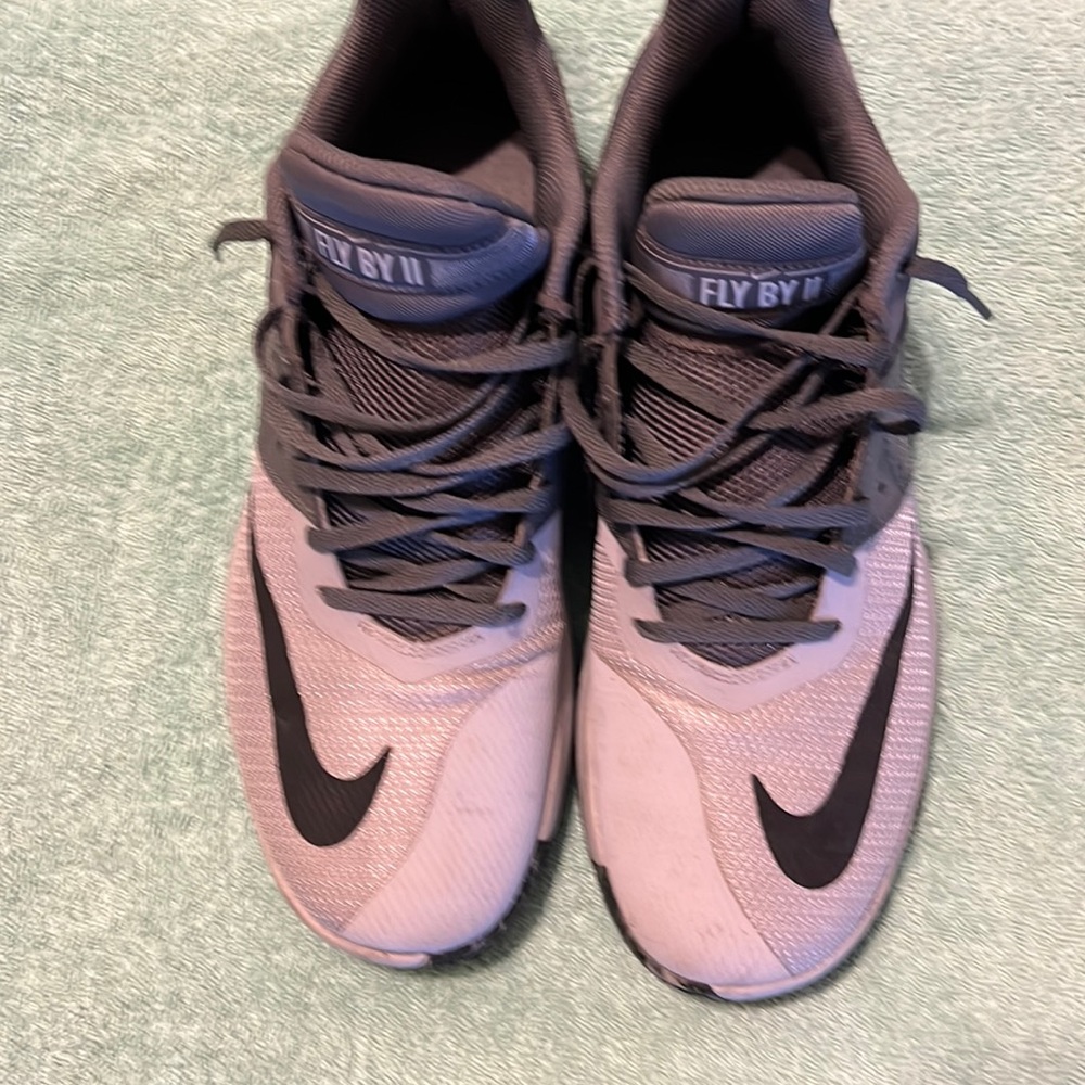 Dark gray and light gray Nike fly by 2 size 11